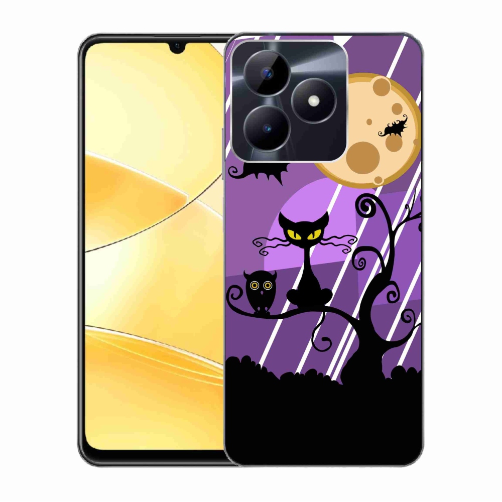 Gelový kryt mmCase na Realme C51/C53 - halloween