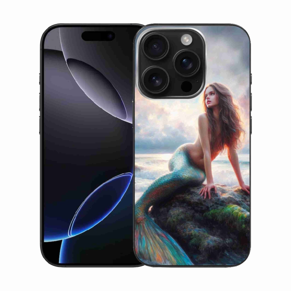 Gelový kryt mmCase na iPhone 16 Pro - mořská panna