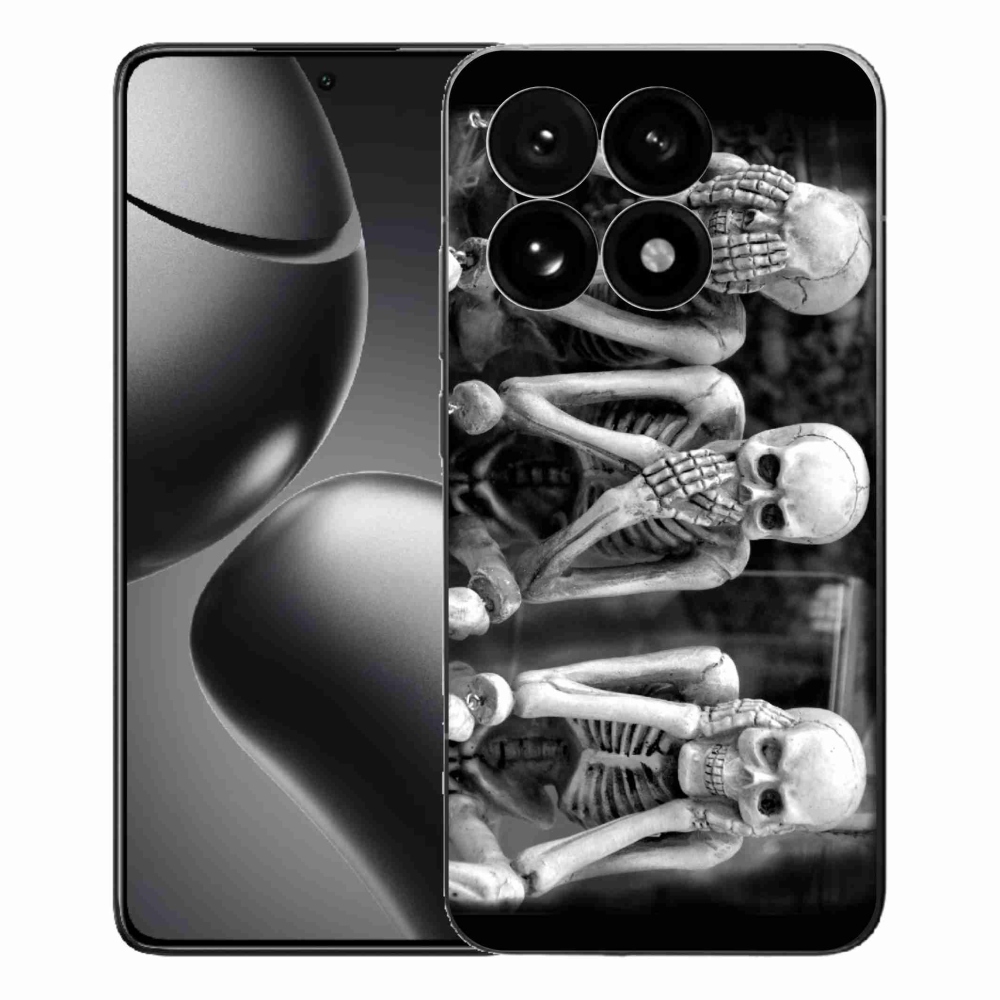 Gelový kryt mmCase na Xiaomi 15T - kostlivci