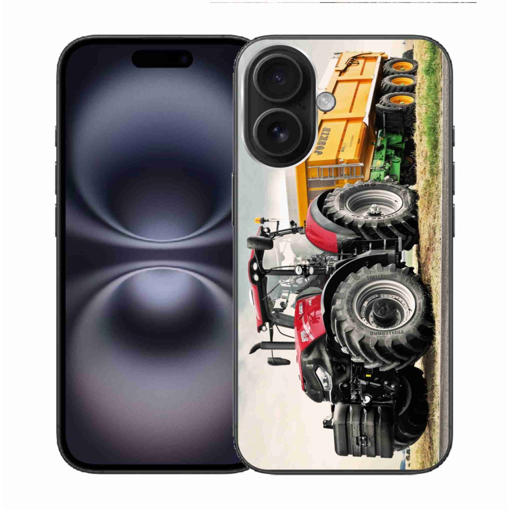 Gelový kryt mmCase na iPhone 16 - traktor 3