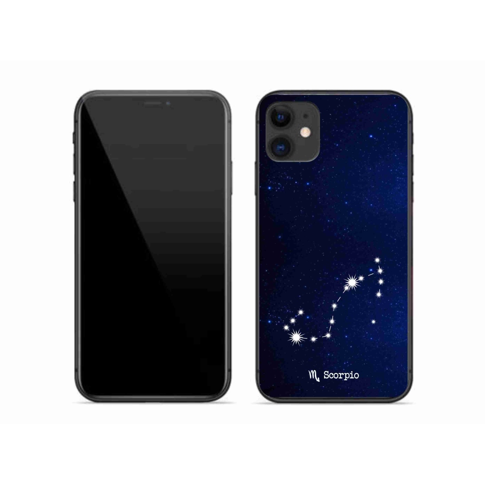 Gelový kryt mmCase na iPhone 11 - souhvězdí Štíra