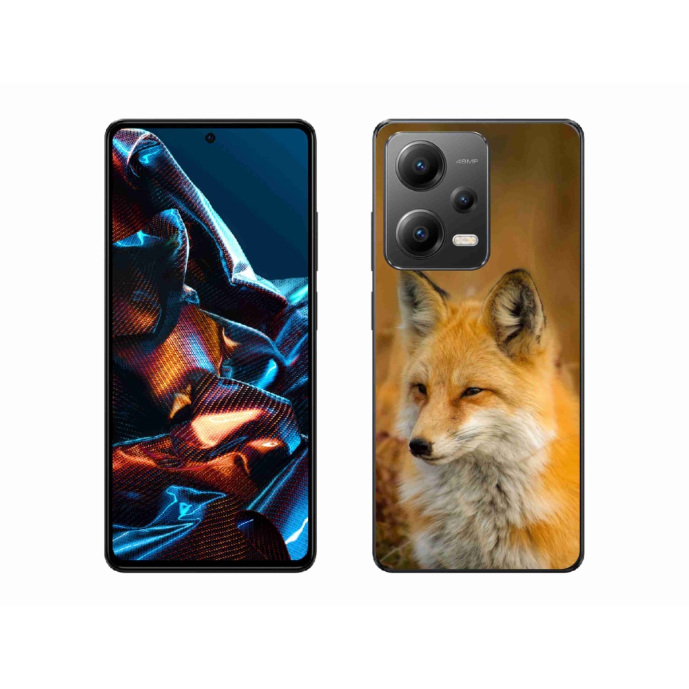 Gelový kryt mmCase na mobil Xiaomi Redmi Note 12 Pro 5G - liška