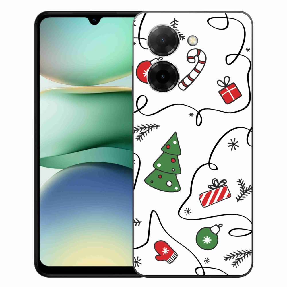 Gelový kryt mmCase na Xiaomi Redmi A5 (171.7x77.8x8.3mm) - vánoční motivy