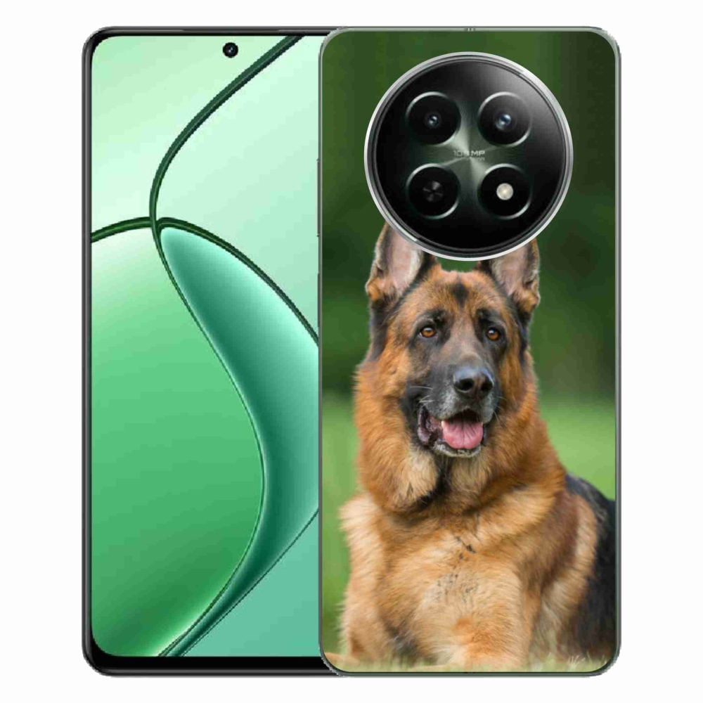 Gelový kryt mmCase na Realme 12 5G/12x 5G - německý ovčák