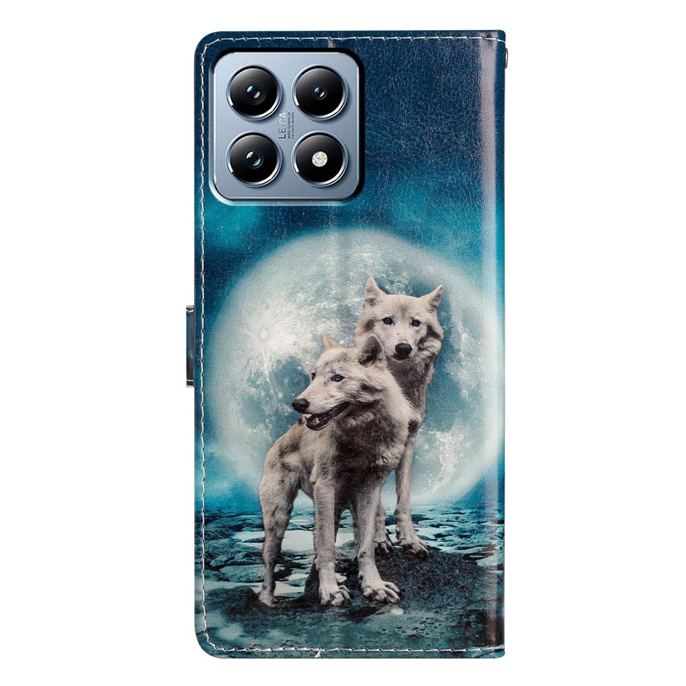 Unique knížkové pouzdro na Xiaomi 15T - dva vlci