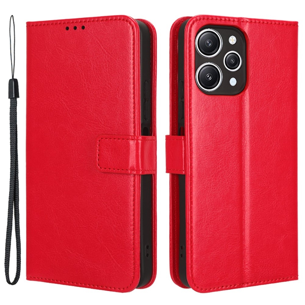 Horse knížkové pouzdro na Xiaomi Redmi 12 4G/5G - červené