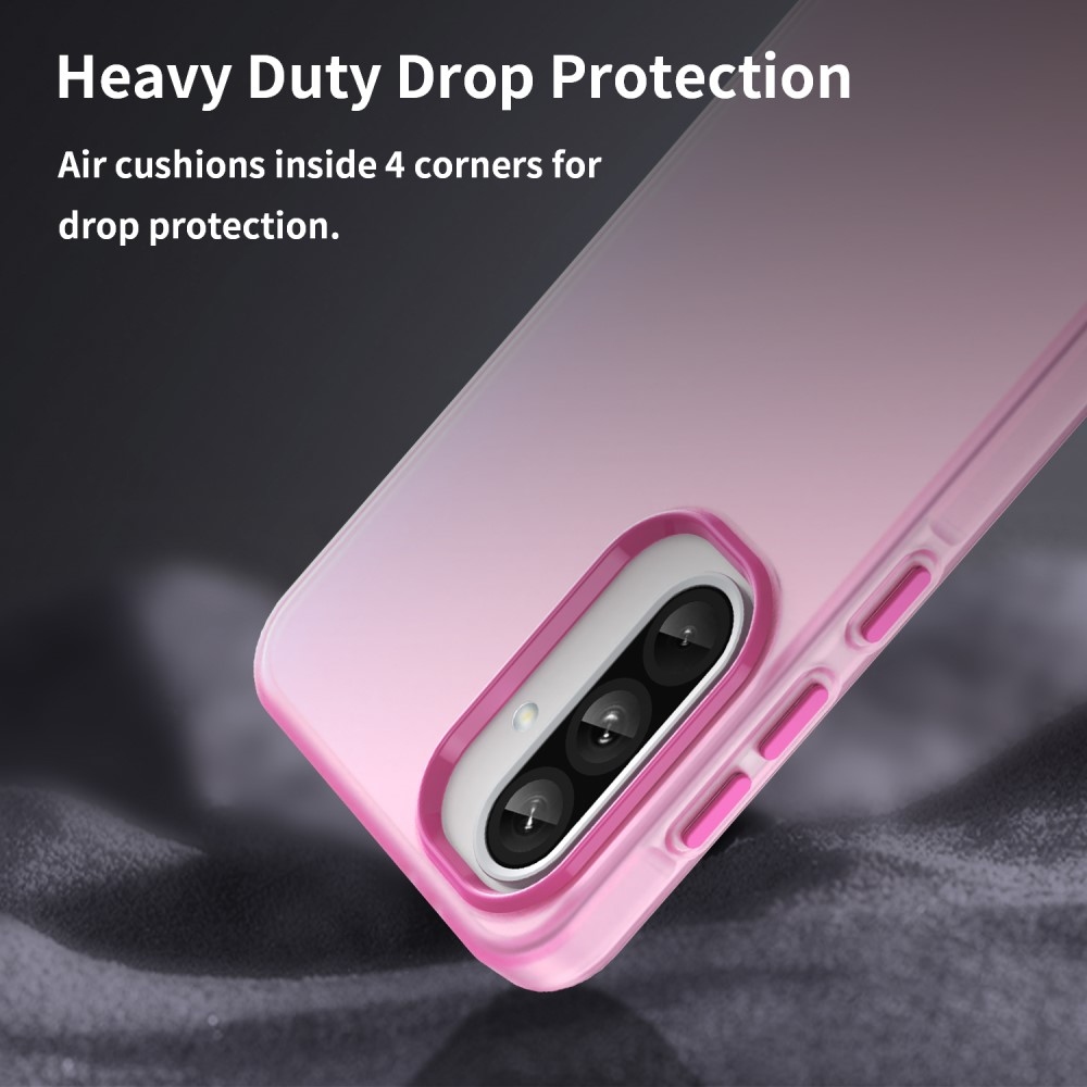 Candys matný gelový obal na Samsung Galaxy A36 5G/A56 5G - rose