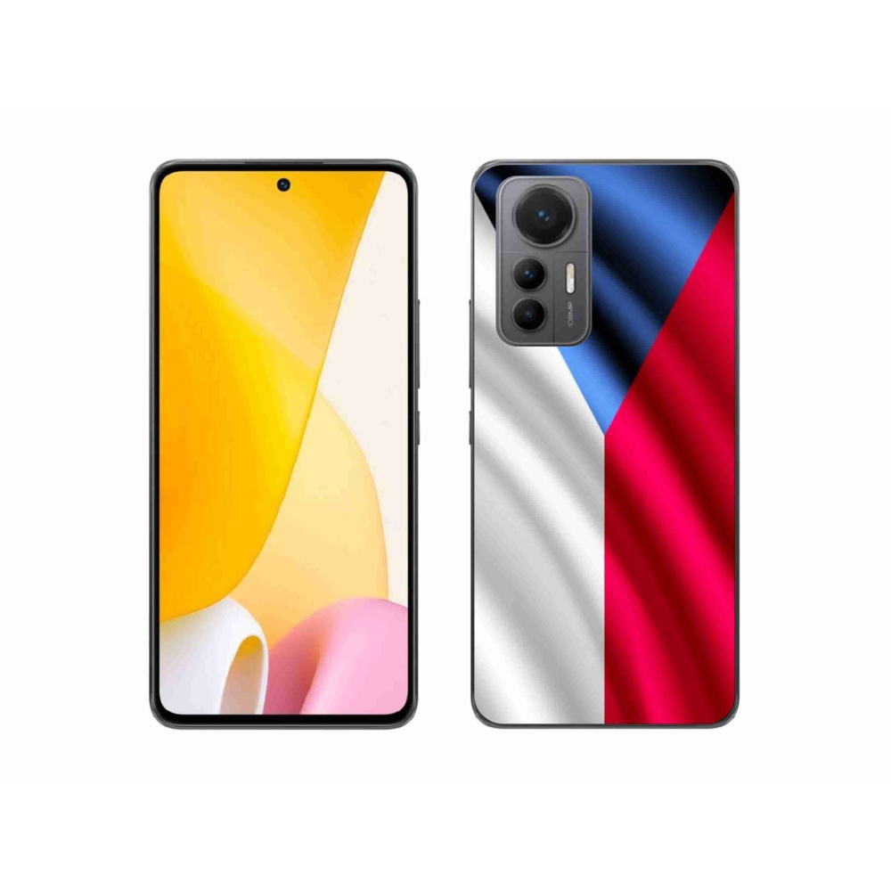Gelový kryt mmCase na mobil Xiaomi 12 Lite - česká vlajka