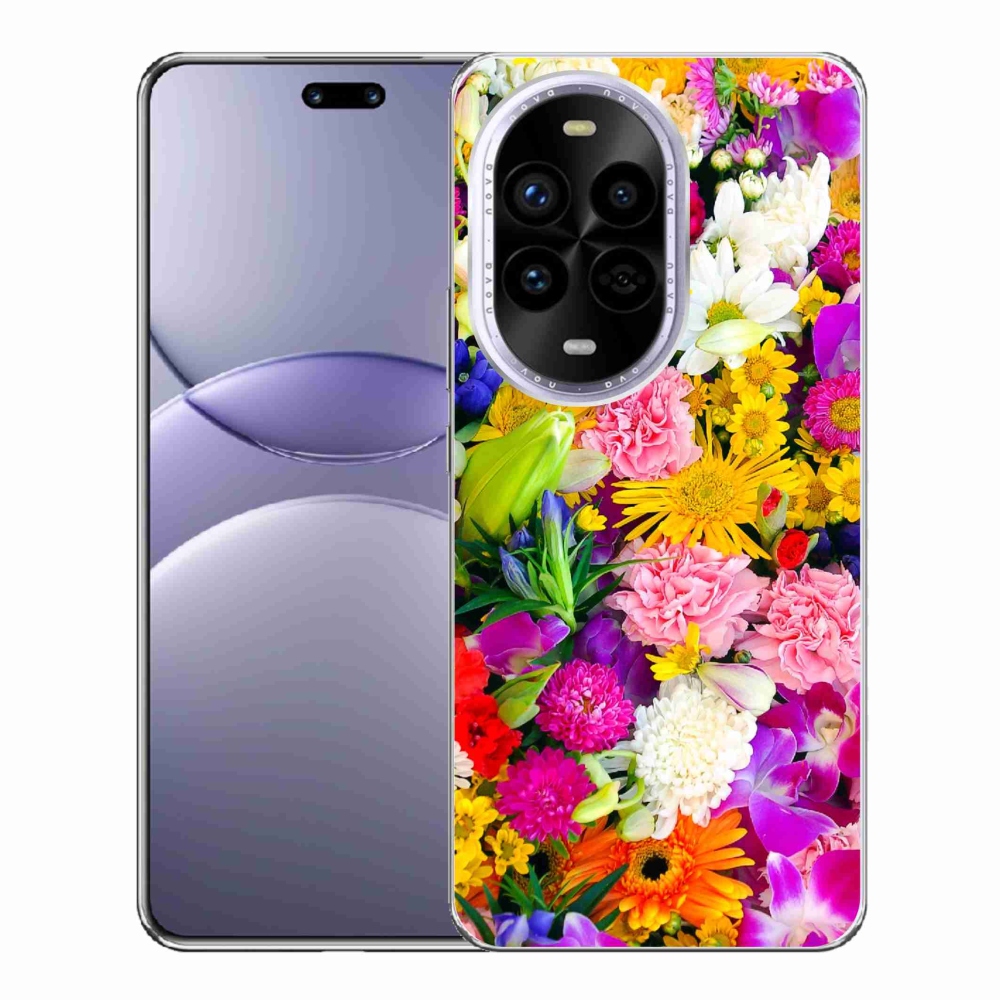 Gelový kryt mmCase na Huawei Nova 13 Pro 5G - květiny 12