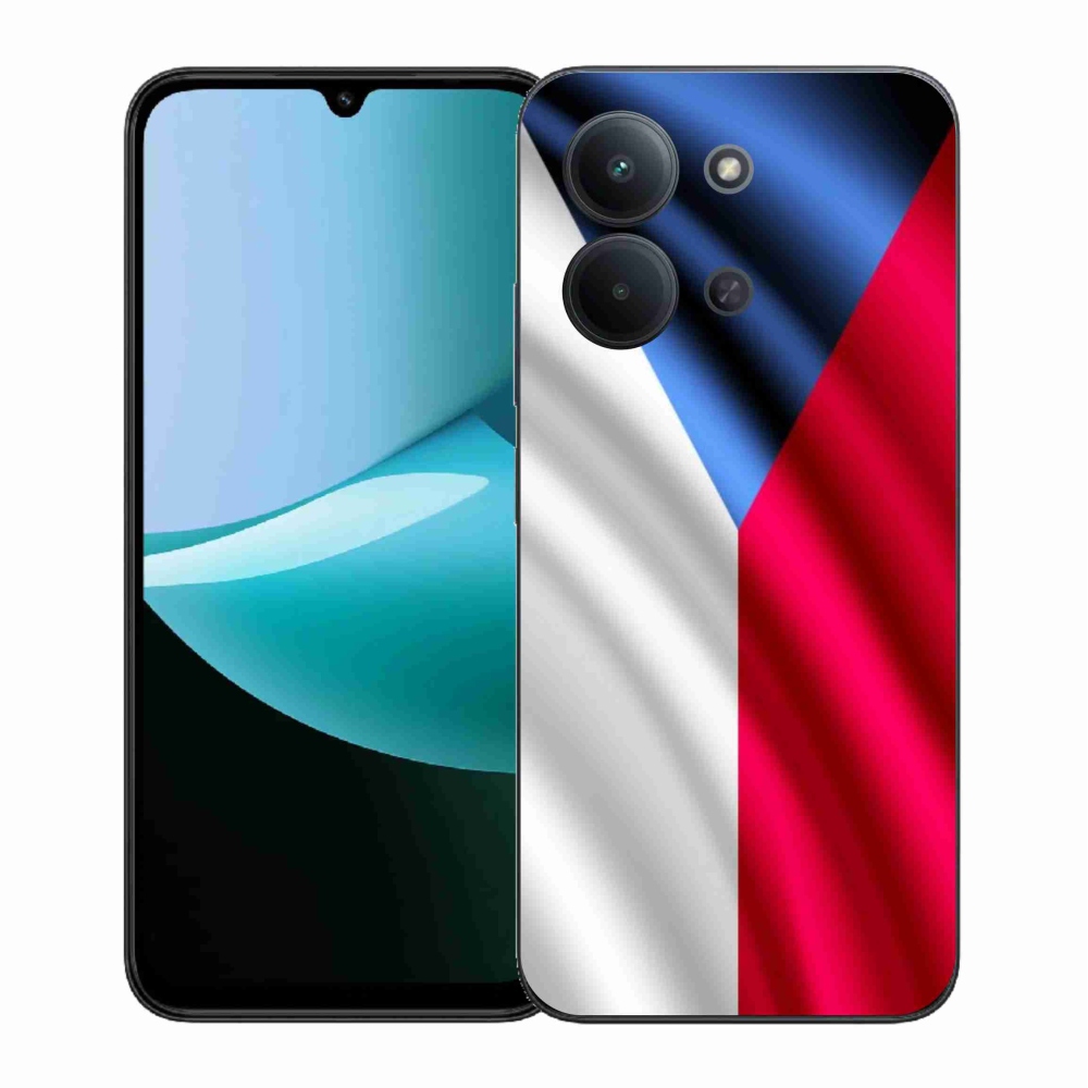 Gelový kryt mmCase na Xiaomi Redmi 15C 4G (171mm)/Poco C85 4G (171mm) - česká vlajka