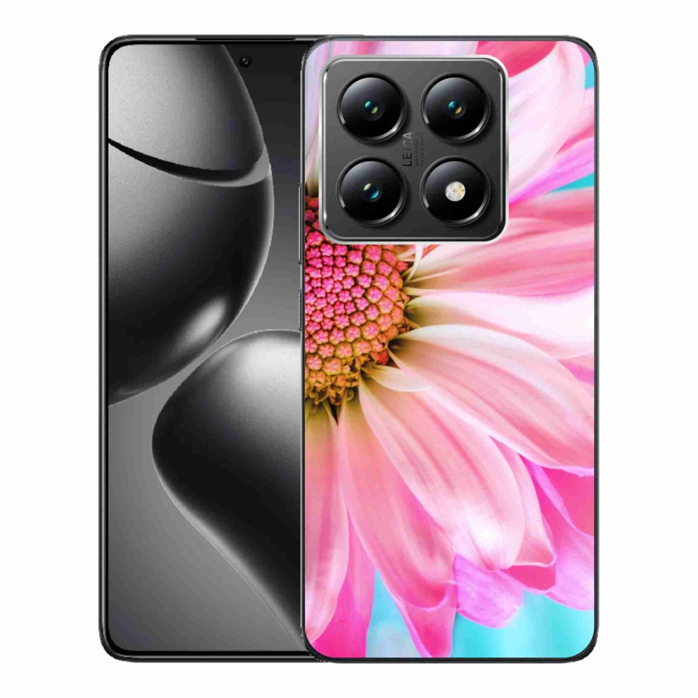 Gelový kryt mmCase na Xiaomi 14T - růžová květina