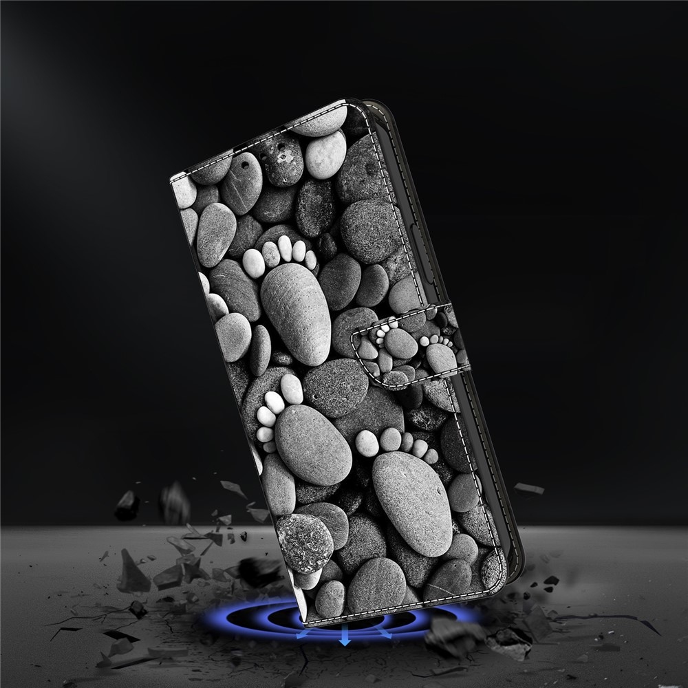 Firmly knížkové pouzdro na Samsung Galaxy A17 5G/A26 5G - stopy z kamene