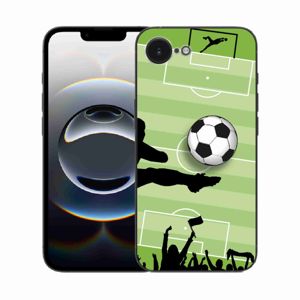 Gelový kryt mmCase na iPhone 16e - fotbal 3