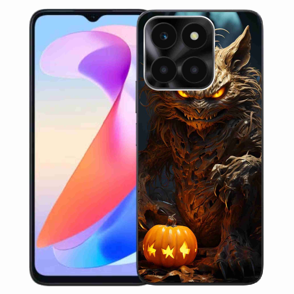 Gelový kryt mmCase na Honor X6a - halloweenská příšera