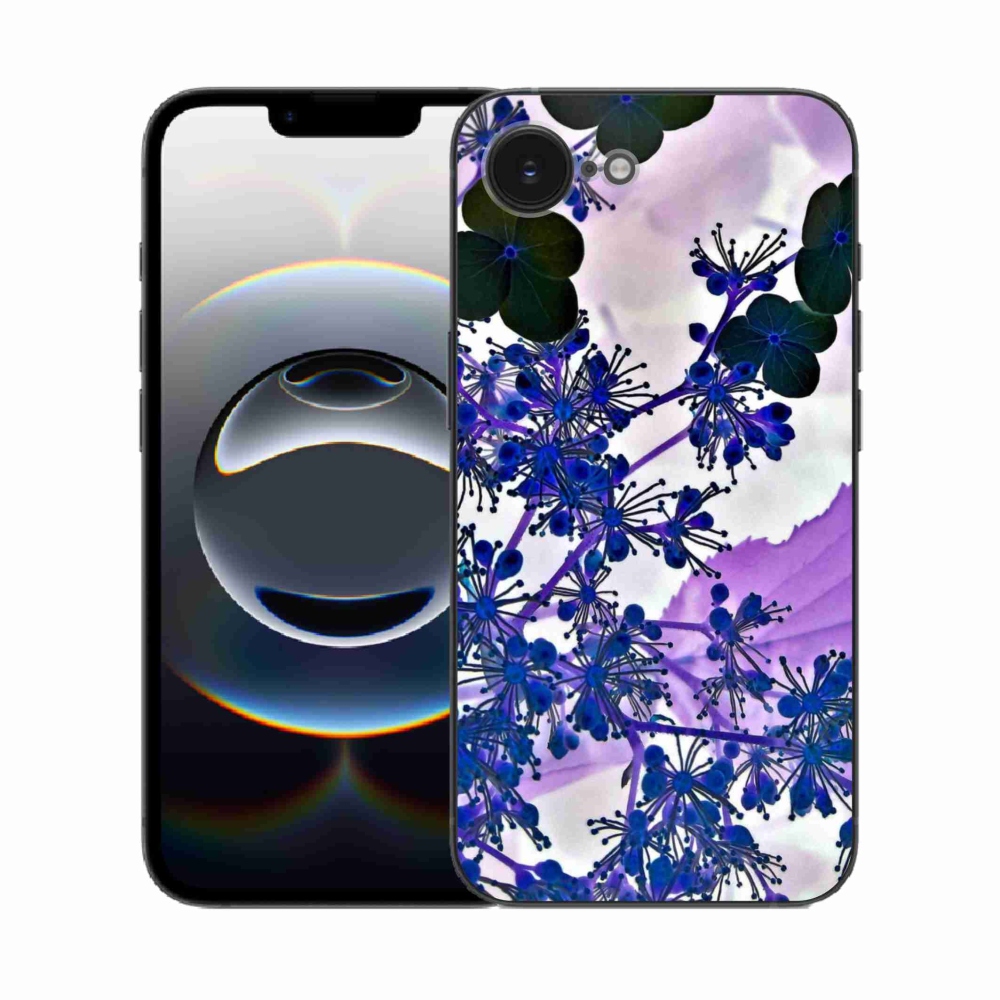 Gelový kryt mmCase na iPhone 16e - květ hortenzie