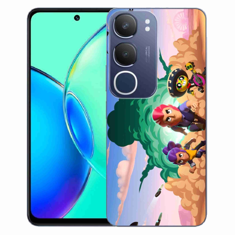 Gelový kryt mmCase na Vivo Y19s - brawl stars