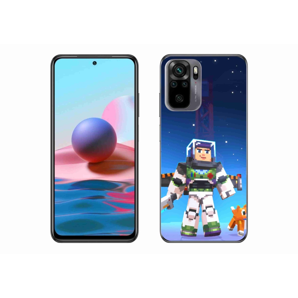 Gelový kryt mmCase na Xiaomi Redmi Note 10 4G - minecraft 2