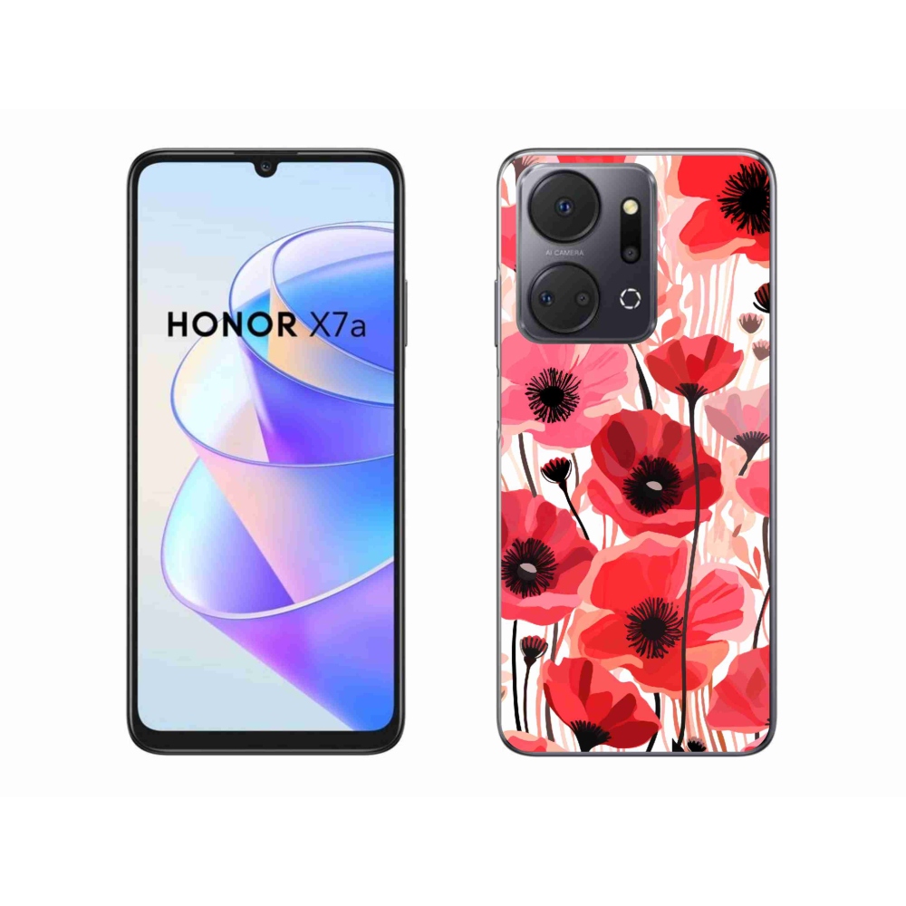 Gelový kryt mmCase na Honor X7a - vlčí mák 1
