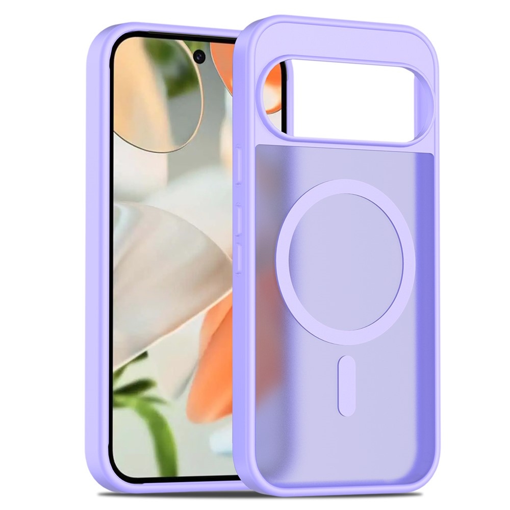 Skin gelový obal s pevnými zády a podporou MagSafe na Google Pixel 10 Pro/Pixel 10 - fialový