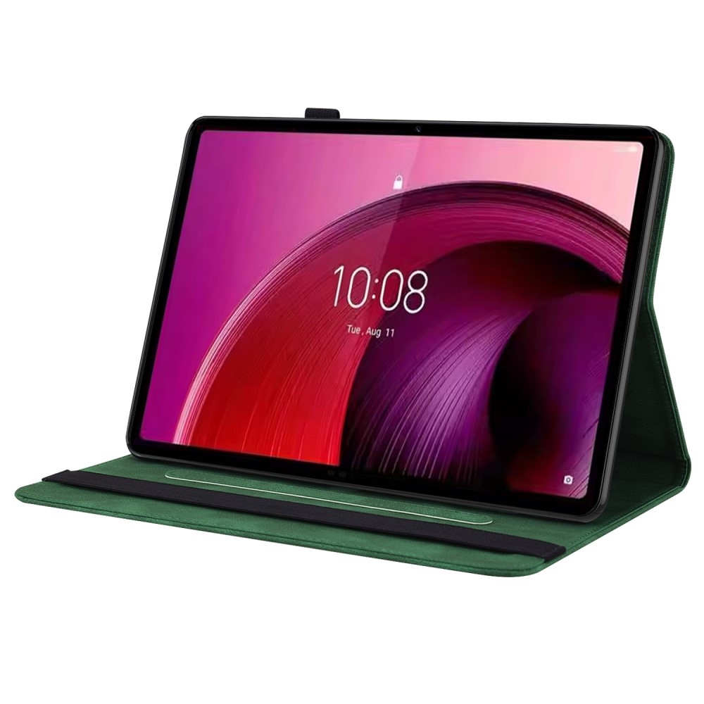 Imprint zavírací pouzdro na Lenovo Tab M10 5G - zelené
