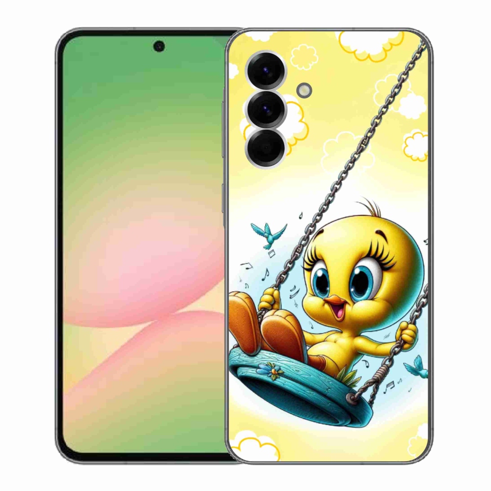 Gelový kryt mmCase na Samsung Galaxy A56 5G - tweety