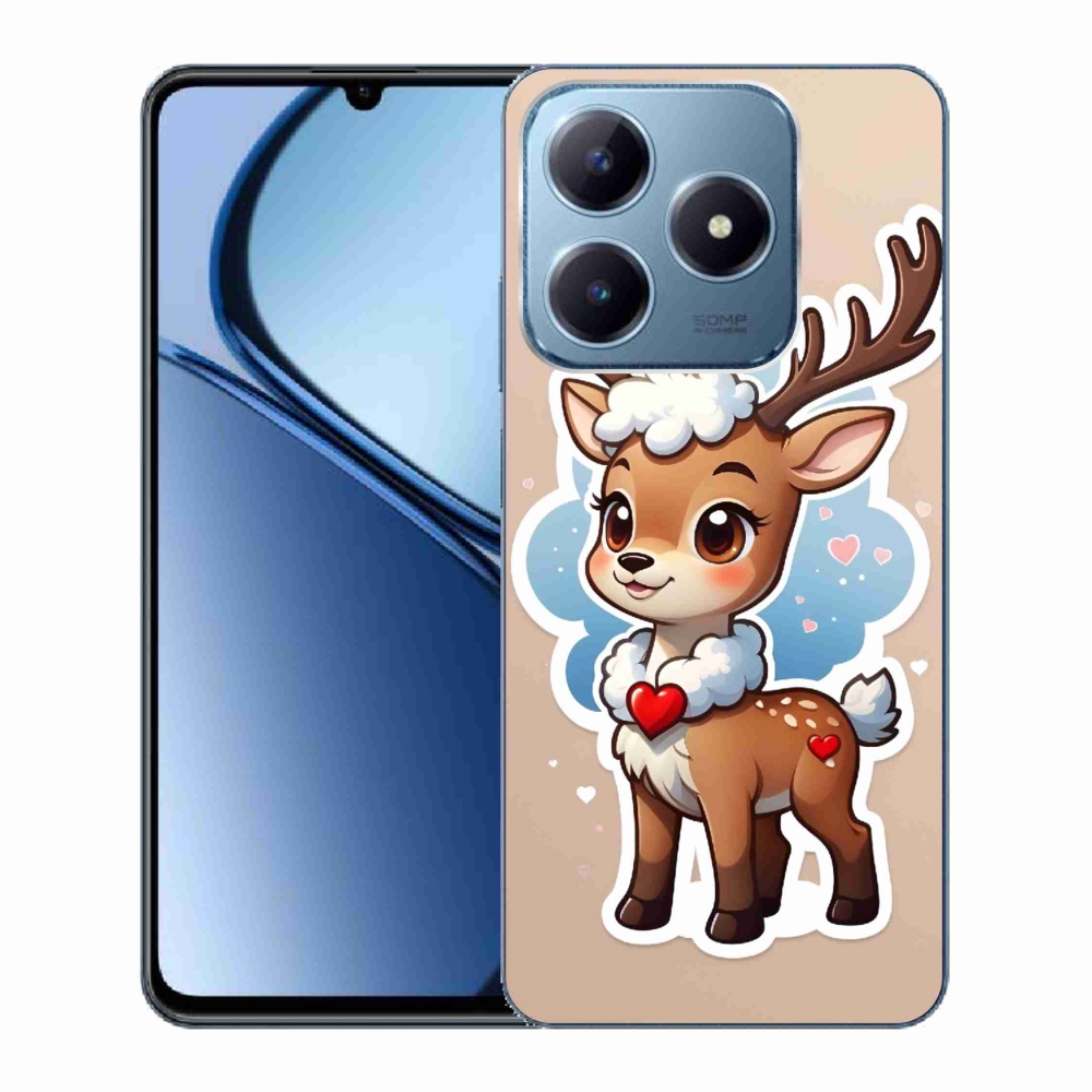 Gelový kryt mmCase na Realme C63 - kreslený sob