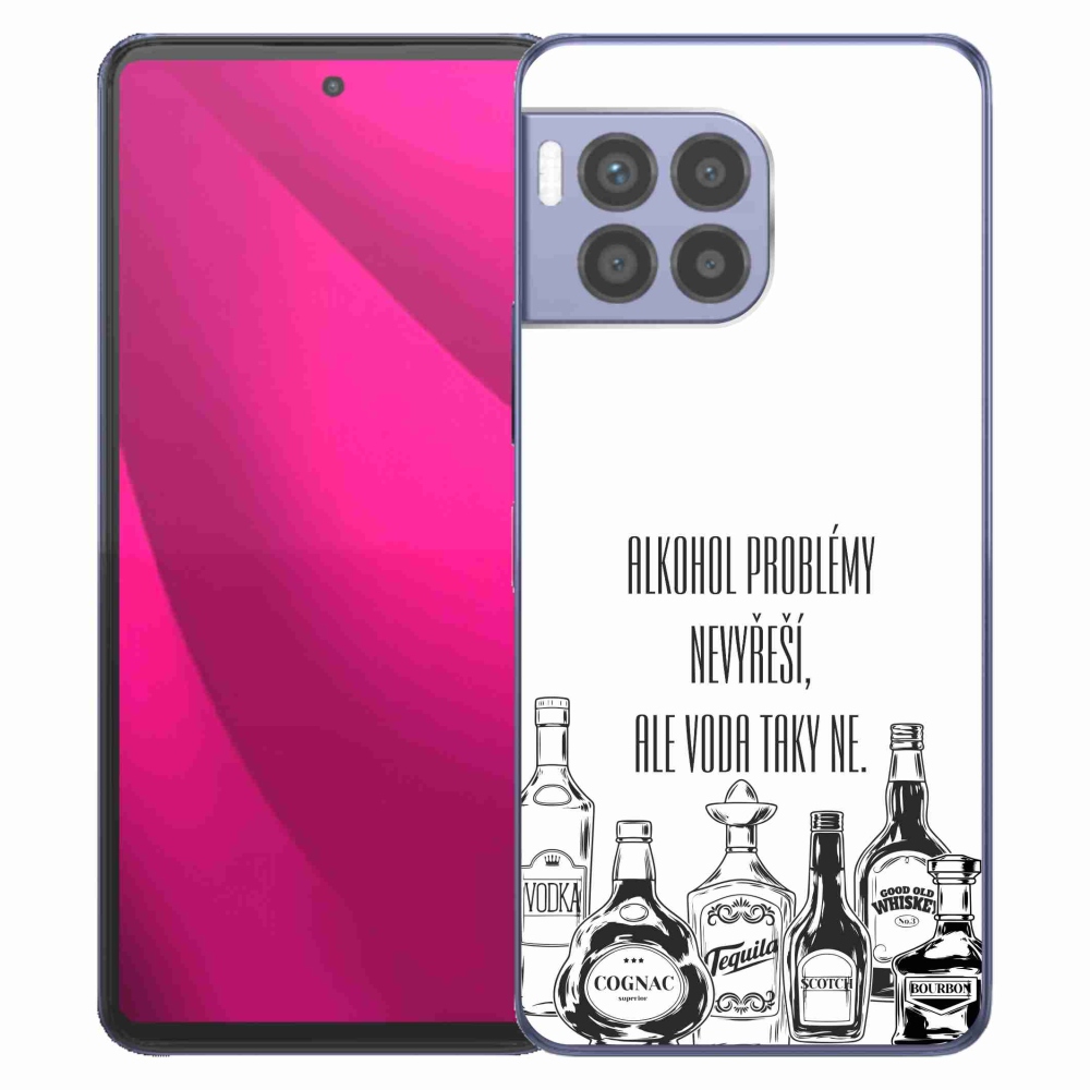 Gelový kryt mmCase na T-Mobile T Phone 2 Pro - vtipný text bílé pozadí