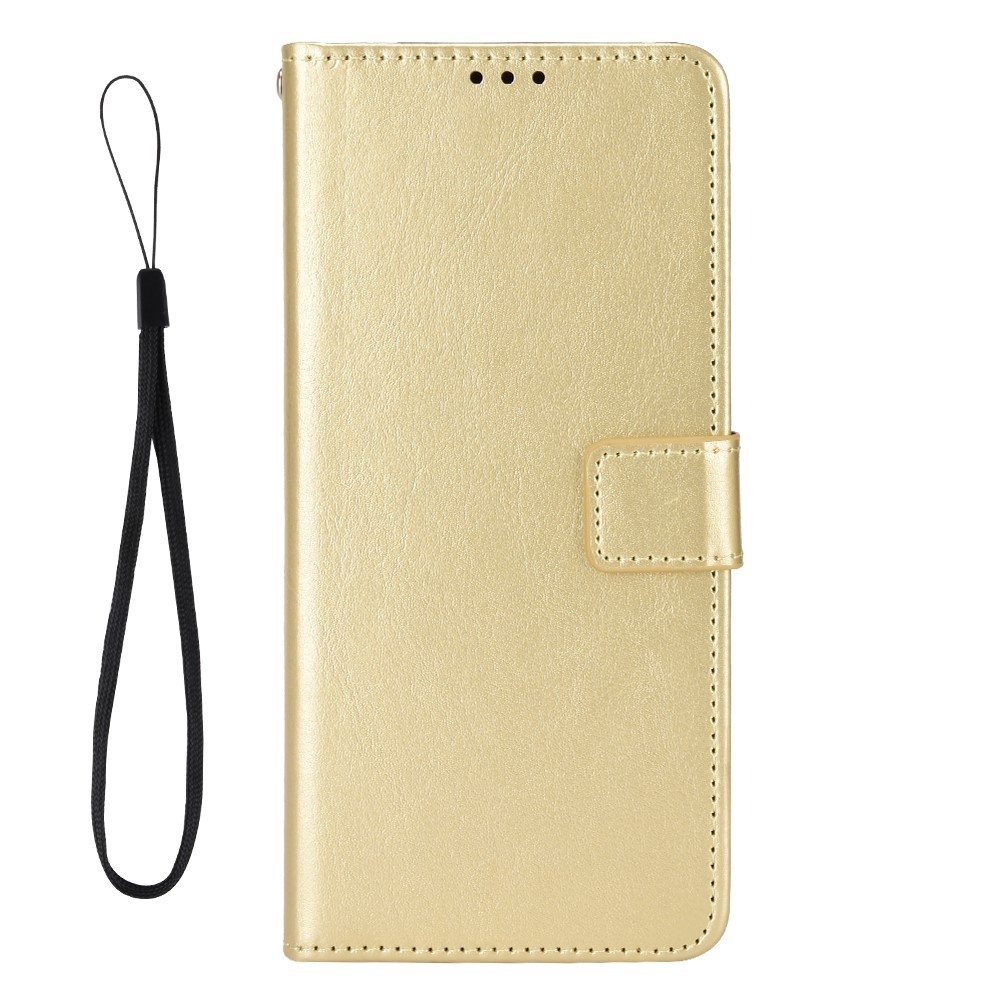 Horse knížkové pouzdro na Xiaomi Redmi 12 4G/5G - zlaté