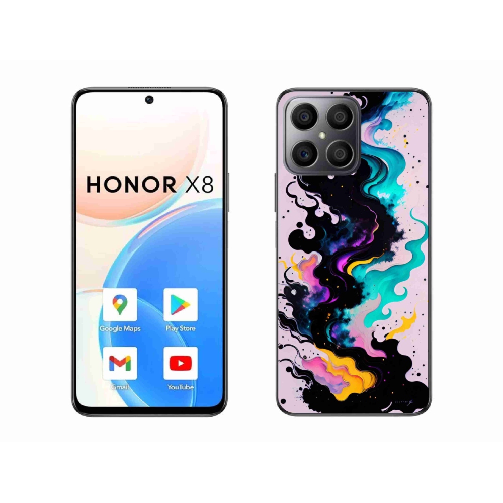 Gelový kryt mmCase na Honor X8 - abstraktní motiv 4