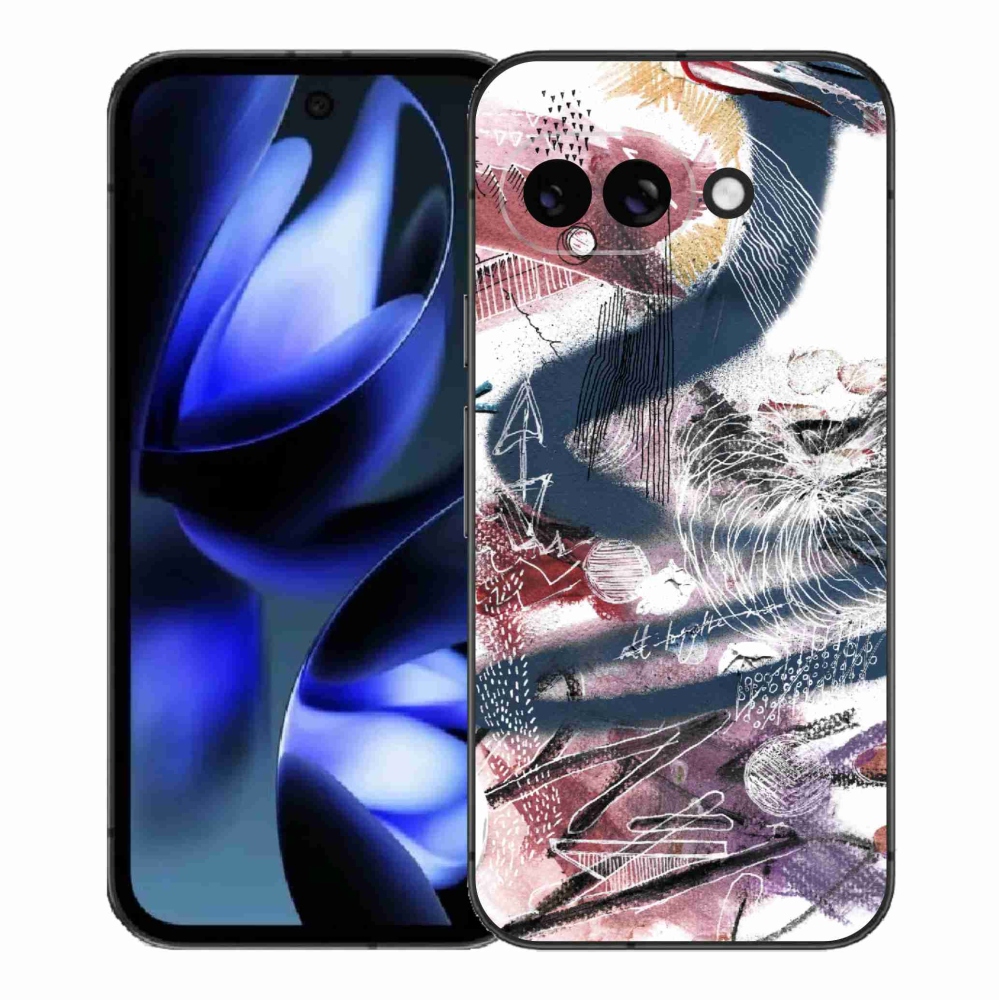 Gelový kryt mmCase na Google Pixel 9a - abstraktní motiv 28