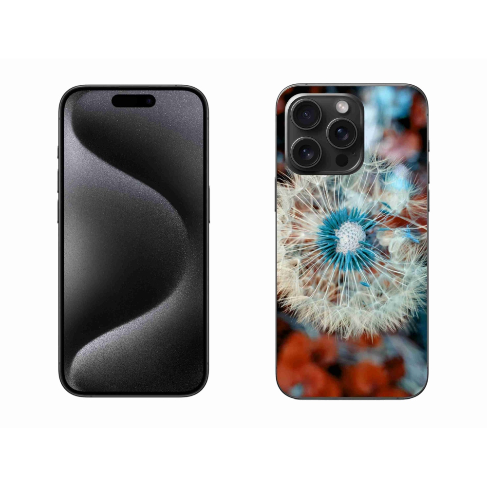 Gelový kryt mmCase na iPhone 15 Pro Max - odkvetlá pampeliška 1