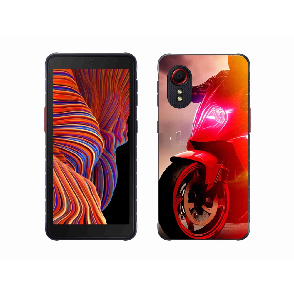 Gelový kryt mmCase na Samsung Galaxy Xcover 5 - motorka