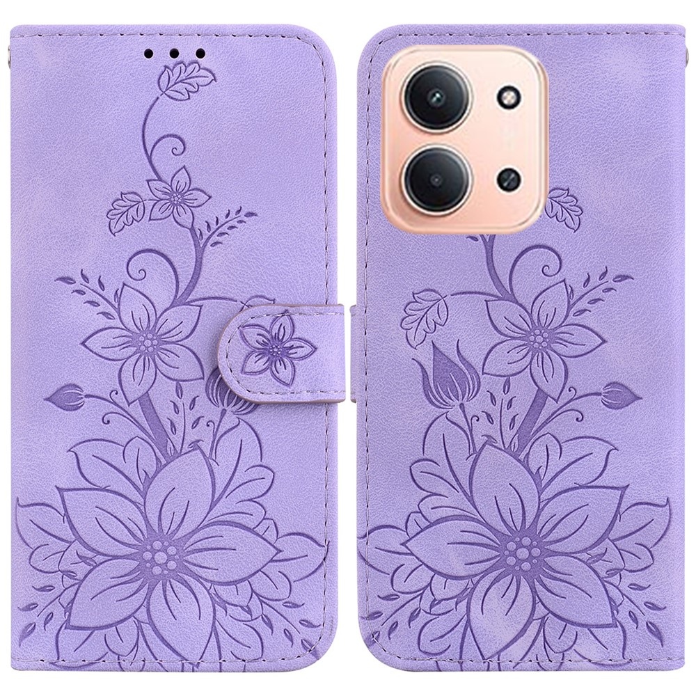 Lily knížkové pouzdro na Xiaomi Redmi 15C 4G/5G (173mm) - fialové