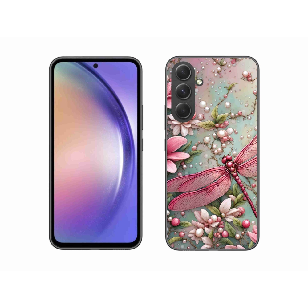Gelový kryt mmCase na Samsung Galaxy A54 5G - vážka