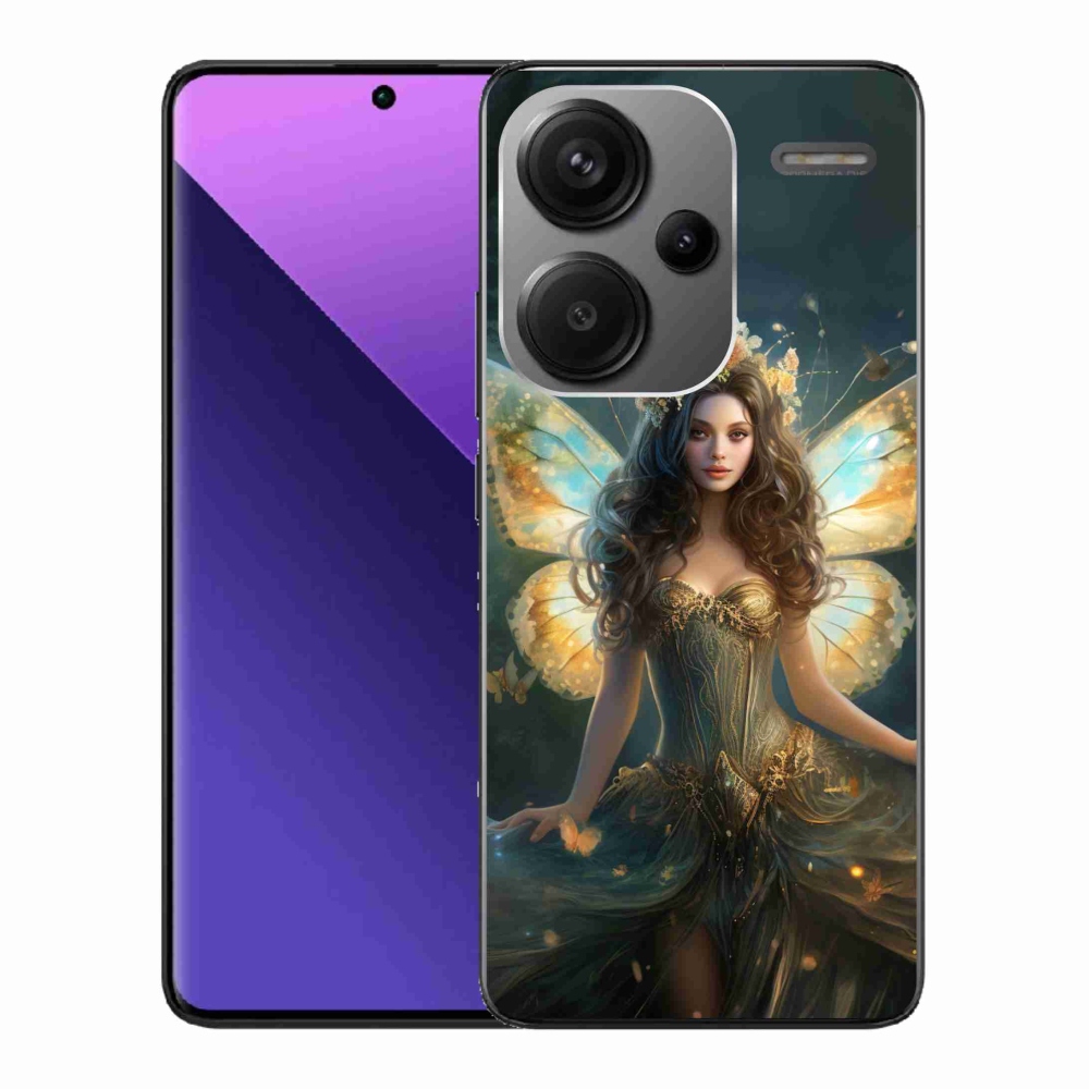 Gelový kryt mmCase na Xiaomi Redmi Note 13 Pro+ 5G - motýlí žena