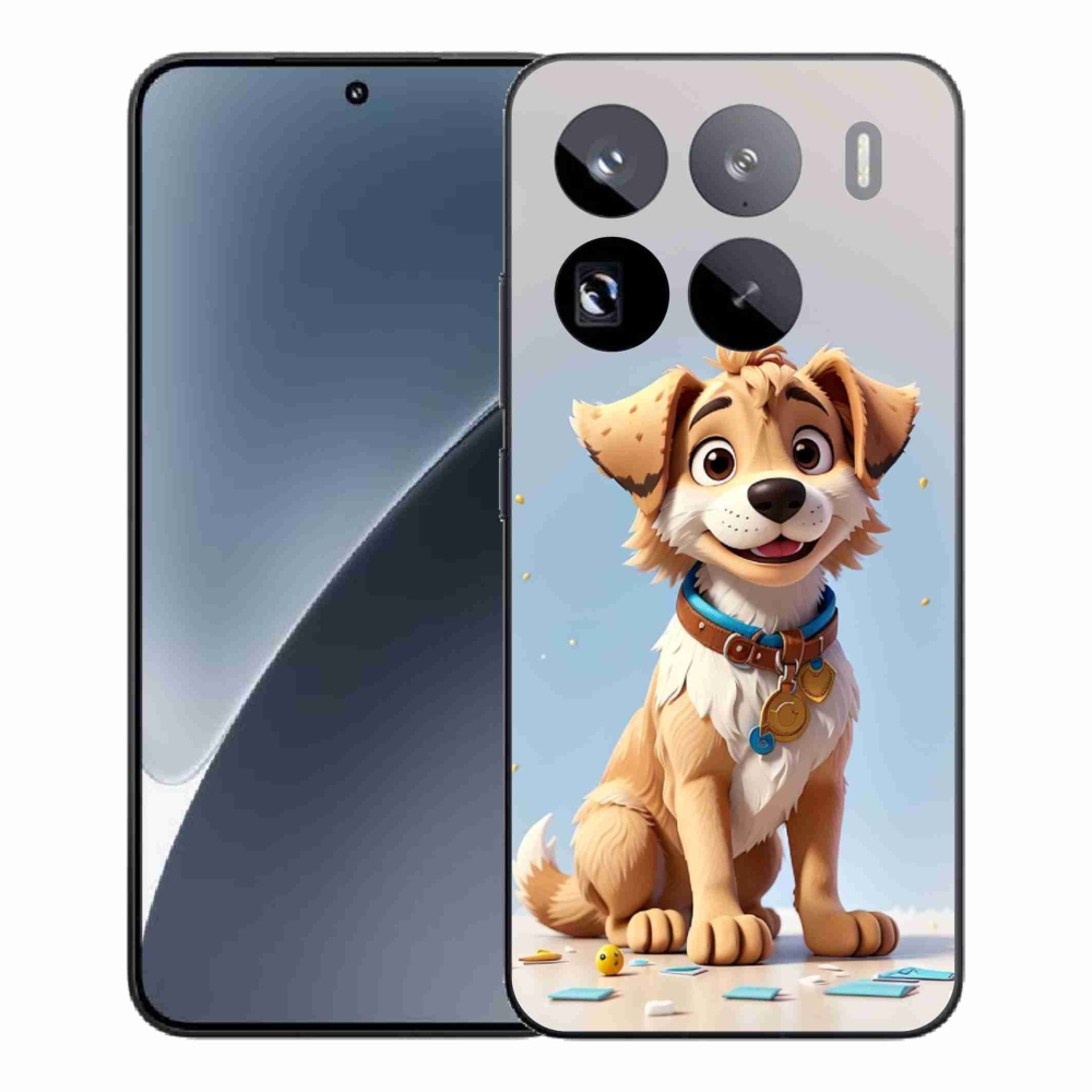 Gelový kryt mmCase na Xiaomi 15 Pro - kreslené štěně
