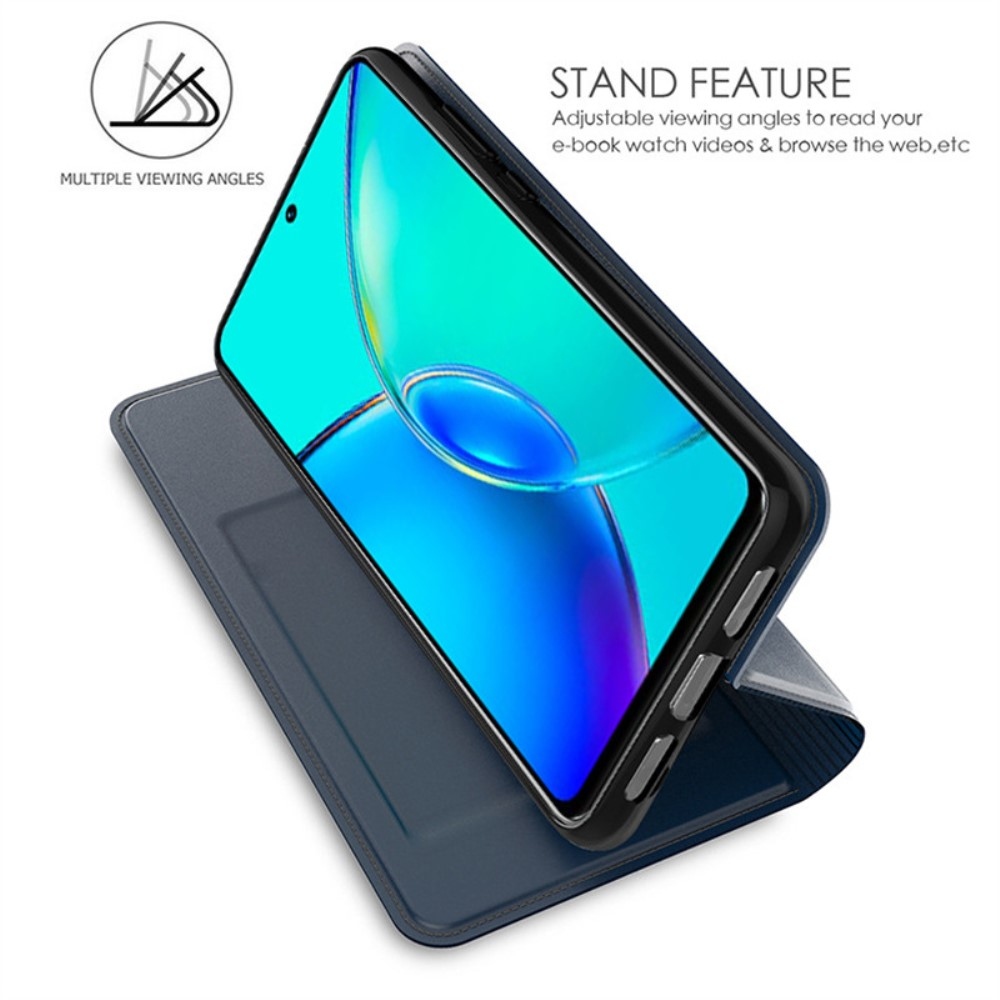 DUX knížkové pouzdro na Vivo X100 Pro 5G - tmavěmodré