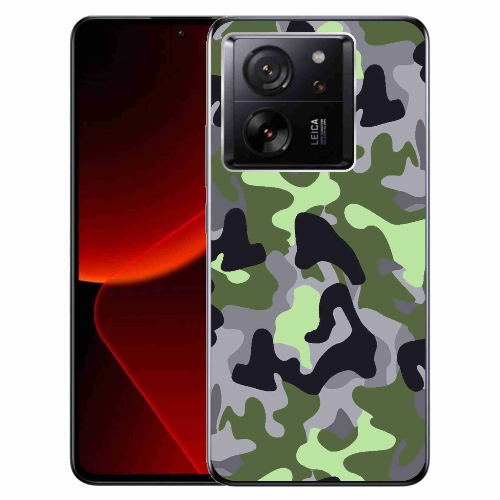 Gelový kryt mmCase na Xiaomi 13T/13T Pro - maskáčový vzor 7