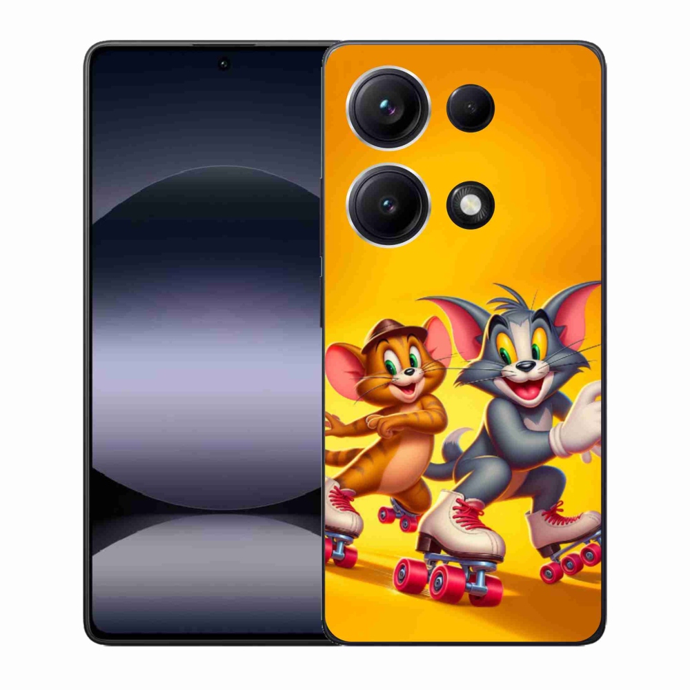 Gelový kryt mmCase na Xiaomi Redmi Note 14S - tom a jerry