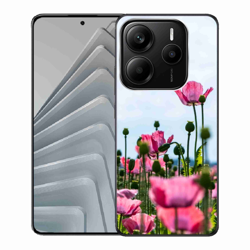 Gelový kryt mmCase na Xiaomi Redmi Note 14 5G - vlčí mák