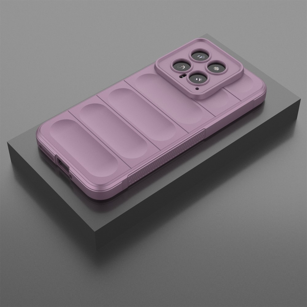 Rugg odolný gelový obal na Xiaomi 14 - světlefialový