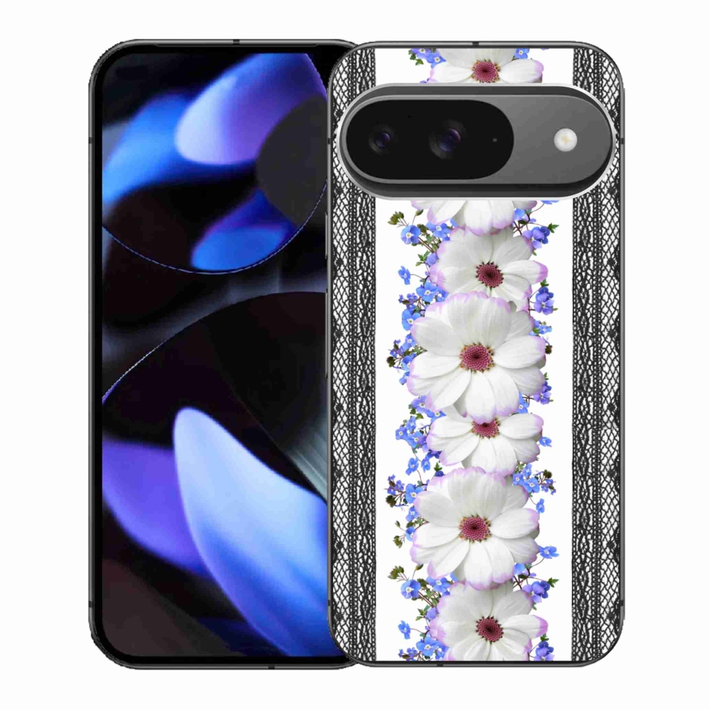 Gelový kryt mmCase na Google Pixel 9/9 Pro - květiny 8