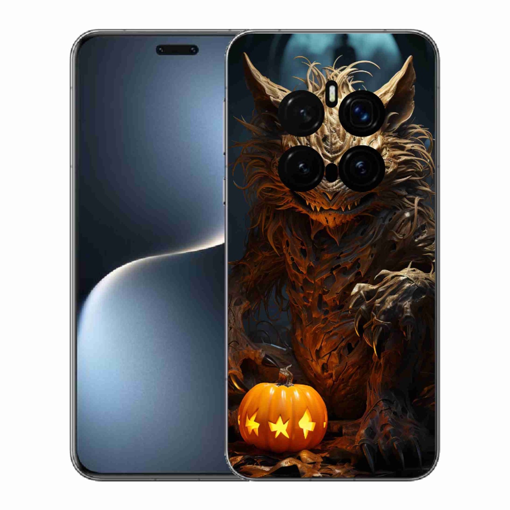Gelový kryt mmCase na Honor Magic 7 Pro 5G - halloweenská příšera