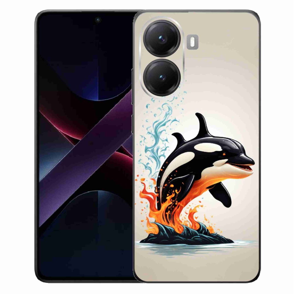 Gelový kryt mmCase na Xiaomi Poco X7 Pro 5G - kosatka
