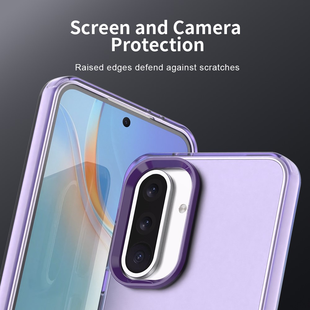 Candy matný gelový obal na Samsung Galaxy A36 5G/A56 5G - fialový