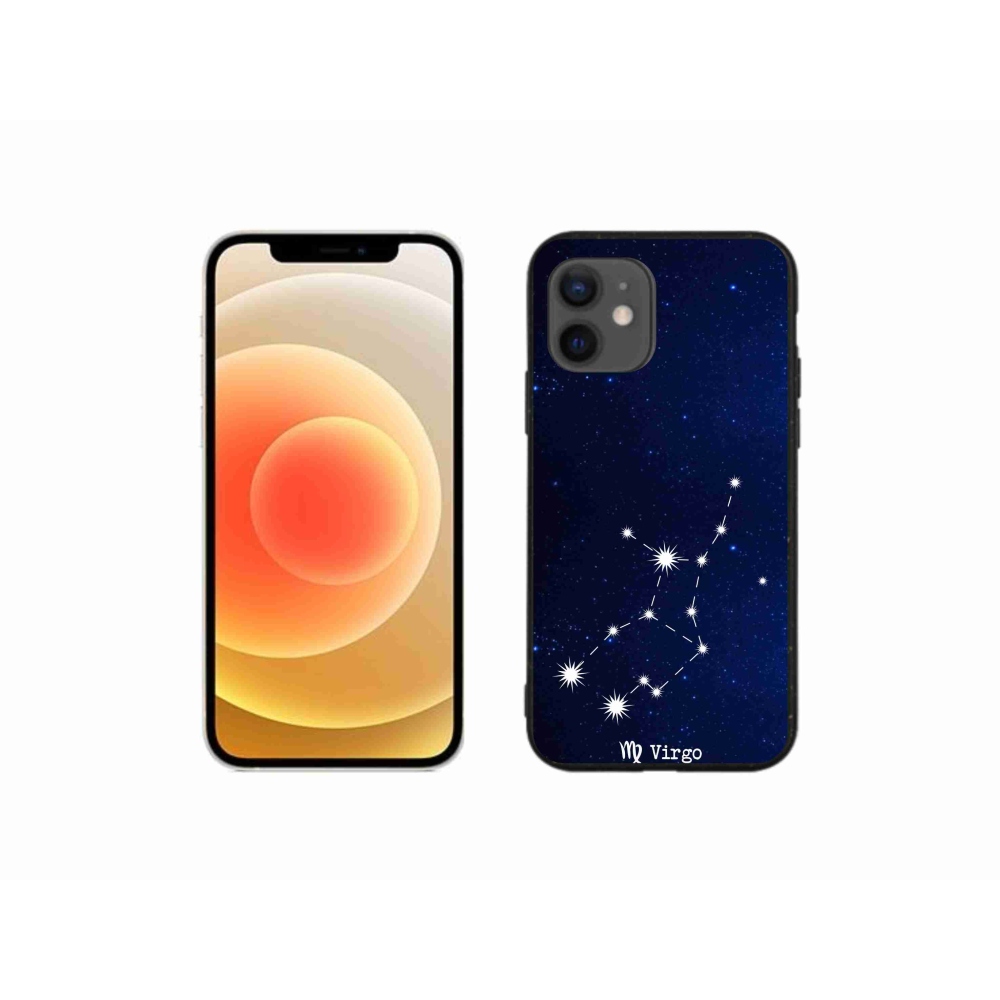 Gelový kryt mmCase na iPhone 12 mini - souhvězdí Panny