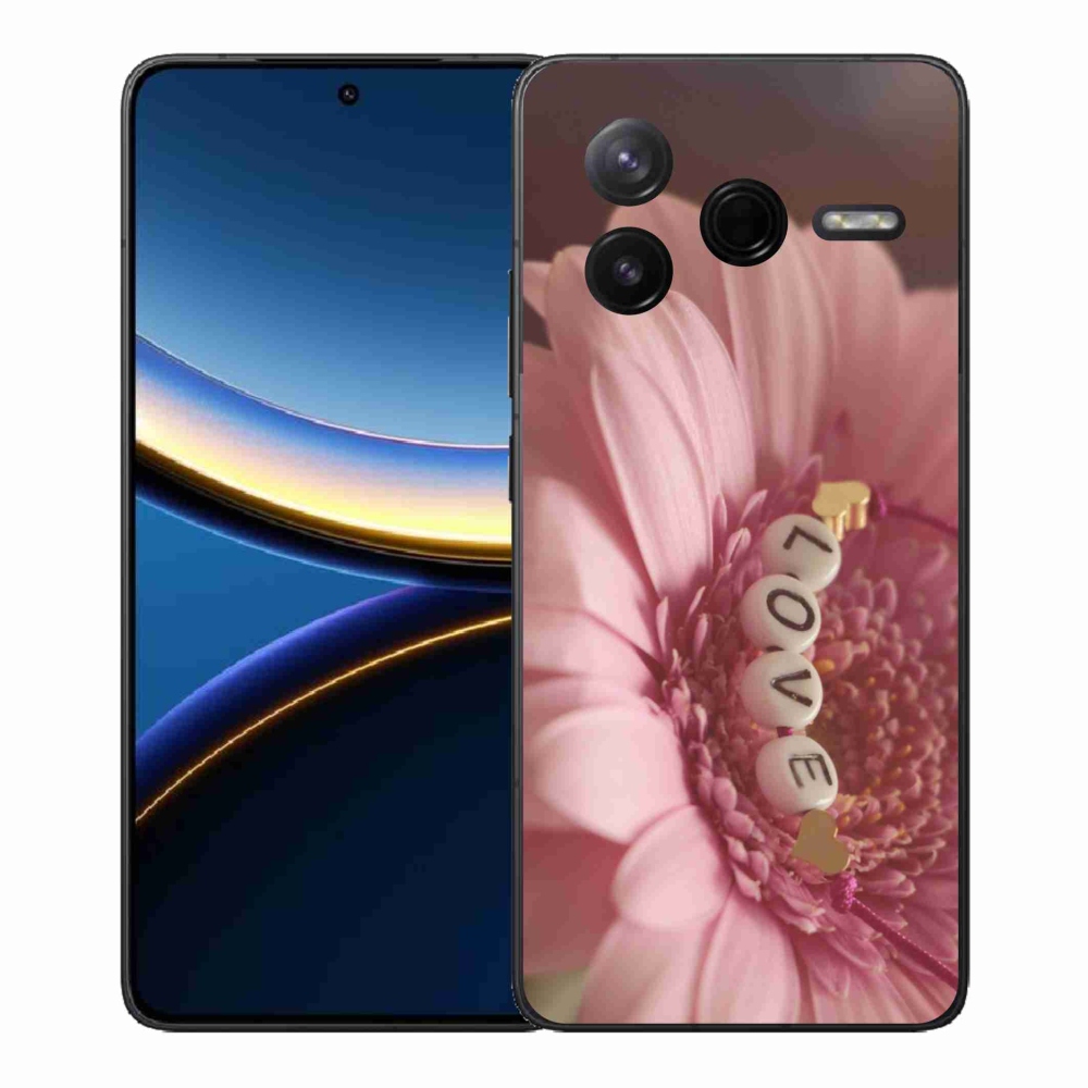 Gelový kryt mmCase na Xiaomi Poco F7 Pro - přívěsek love