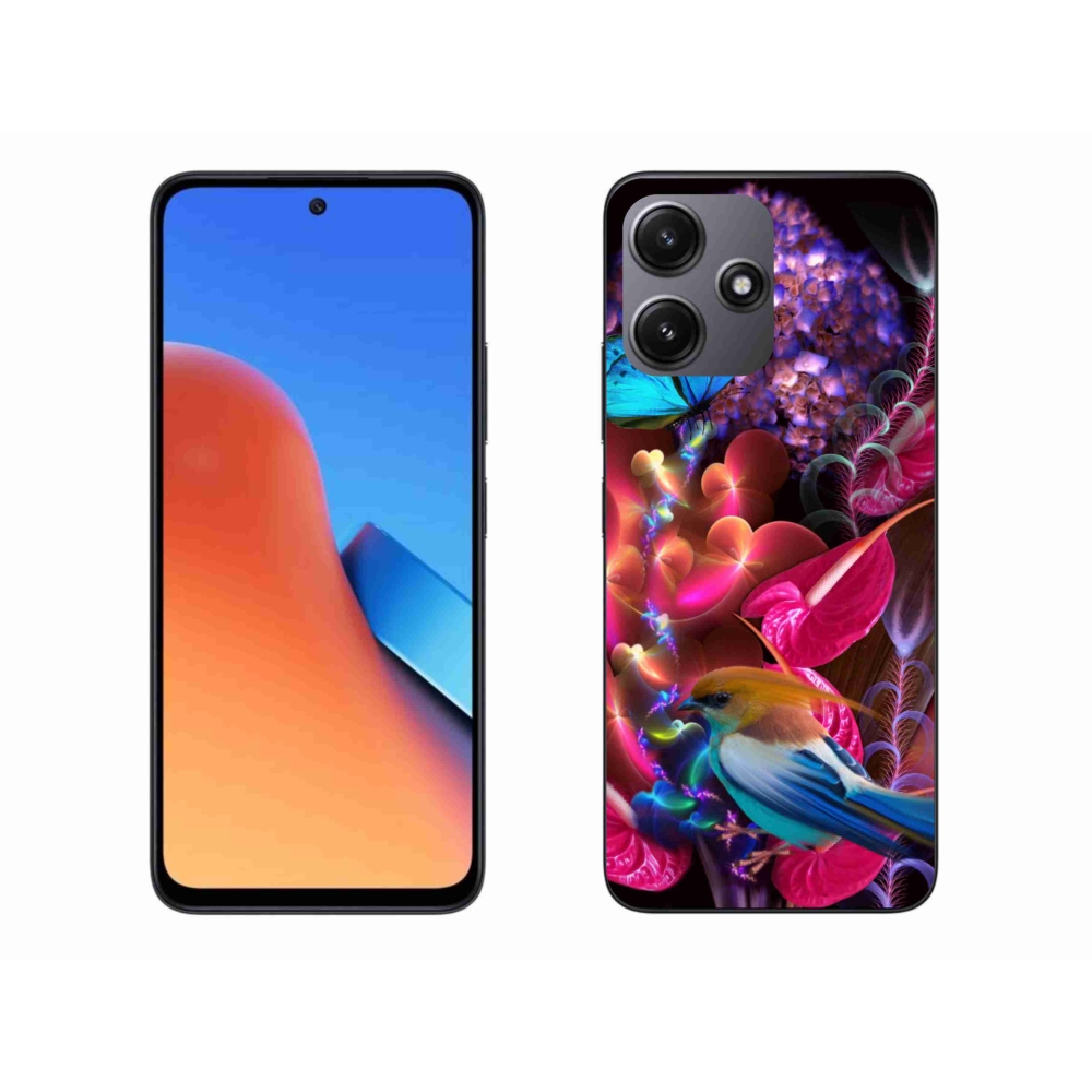 Gelový kryt mmCase na Xiaomi Redmi 12 5G - barevné květiny