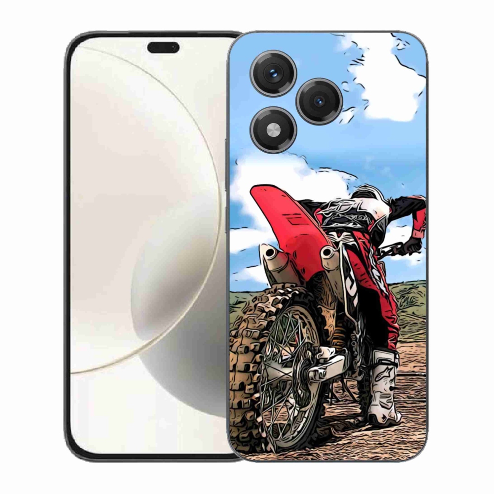 Gelový kryt mmCase na Honor 400 Lite - moto