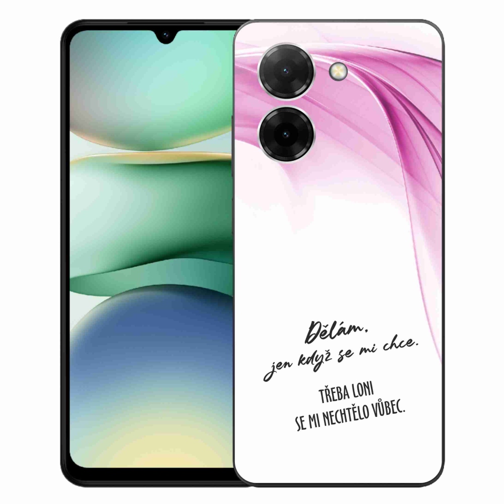 Gelový kryt mmCase na Xiaomi Redmi A5 (173.45x79.35x8.45mm) - vtipný text 12 bílé pozadí